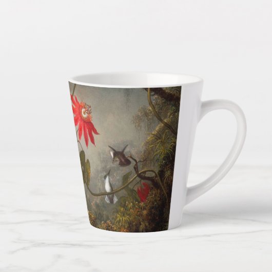 Blume mit Hummingbirds Heade Milchtasse (Rechts)