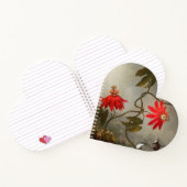 Blume mit Hummingbirds Heade Notizblock (Innenseite)