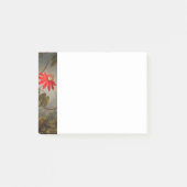 Blume mit Hummingbirds Heade Post-it Klebezettel (Vorderseite)