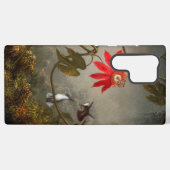 Blume mit Hummingbirds Heade Samsung Galaxy Hülle (Rückseite (Horizontal))