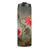 Blume mit Hummingbirds Heade Thermosbecher (Vorderseite)