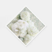 Blume mit Hydrangeas Serviette (Ecke)