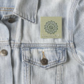Blume mit Jacquard Pick A COLOR Button (Beispiel)