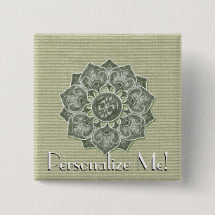 Blume mit Jacquard Pick A COLOR Button