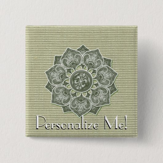 Blume mit Jacquard Pick A COLOR Button (Vorderseite)