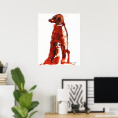 Blume mit Jungtier - Kunstdruckerei Poster (Heimbüro)