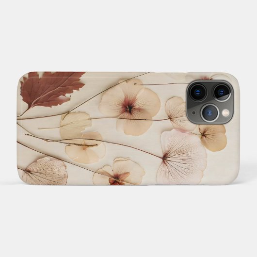 Blume mit kaltem Ton Case-Mate iPhone Hülle (Rückseite (Horizontal))