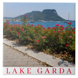 Blume mit Keramik Fliese