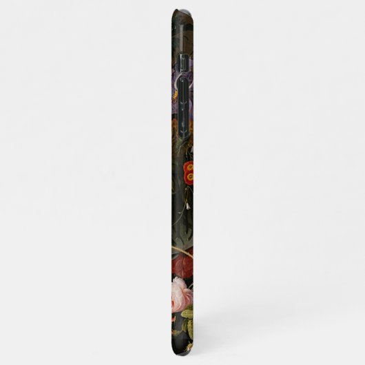 Blume mit klassischem Chic iPhone Hülle (Linke Seite)