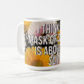 Blume mit Kostenvoranschlag Kaffeetasse (Vorderseite Links)