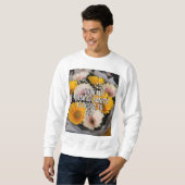 Blume mit Kostenvoranschlag Sweatshirt (Vorne ganz)