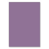 Blume mit lila Rose beim Hochzeitstisch Tischnummer (Rückseite)