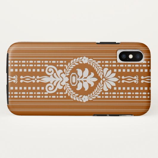 Blume mit Lorbeerkranz Case-Mate iPhone Hülle (Rückseite (Horizontal))