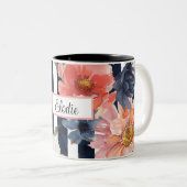 Blume mit Namen Zweifarbige Tasse (VorderseiteRechts)
