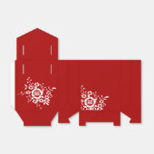 Blume mit Papierschnitt ・ Doppeltes Glück Geschenkschachtel (Ungefaltet)