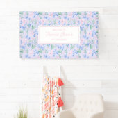 Blume mit Preppy-Wasserfarbe bearbeiten Banner (Insitu)