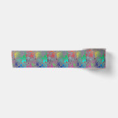 Blume mit Regenbogen Satinband (Vorderseite)