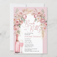 Blume mit rosa Duftfarbe, Brunch und Blase