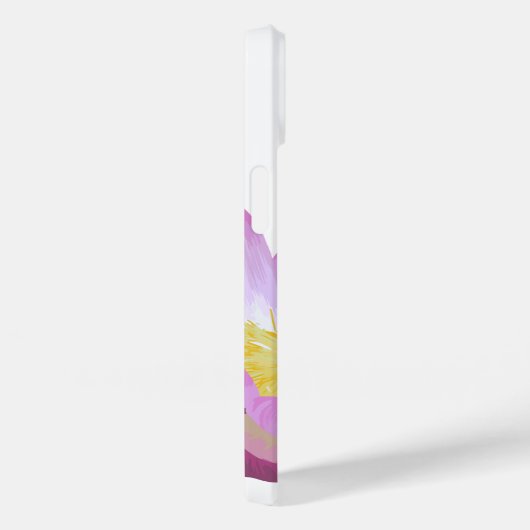 Blume mit rosa Wasserlilie Case-Mate iPhone Hülle (Rückseite / Rechts)