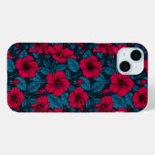 Blume mit rotem Hibiskus Case-Mate iPhone Hülle (Rückseite (Horizontal))