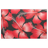 Blume mit rotem Hibiskus Stoff (Fat Quarter (45,7 x 55,9 cm))
