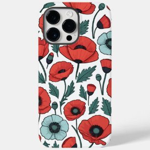Blume mit rotem Mohnblumen Case-Mate iPhone 14 Pro Max Hülle