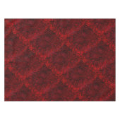 Blume mit roter Decoration Tischdecke (Vorderseite (Horizontal))