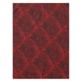 Blume mit roter Decoration Tischdecke (Vorderseite)