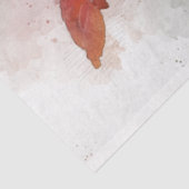 Blume mit roter Wasserfarbe 20x30 Decoupage Seidenpapier (Ausschnitt)