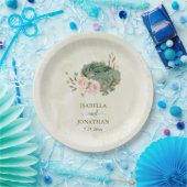 Blume mit Salbei Pappteller (Party)