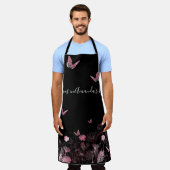 Blume mit Schmetterlingen Schürze (Getragen)