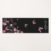 Blume mit Schmetterlingen Yogamatte (Vorderseite (Horizontal))