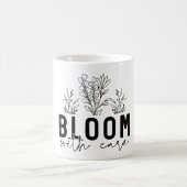 Blume mit Sorgfalt Kaffeetasse (Mittel)