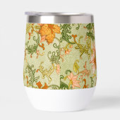 Blume mit Vintagen chinesischen Zierschriften (Rechts)