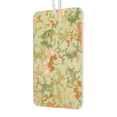 Blume mit Vintagen chinesischen Zierschriften Autolufterfrischer (Links)