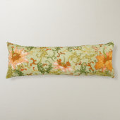 Blume mit Vintagen chinesischen Zierschriften Seitenschläferkissen (Vorderseite)