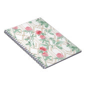 Blume mit Wasserfarben. Notizblock (Rechte Seite)