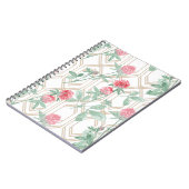 Blume mit Wasserfarben. Notizblock (Linke Seite)