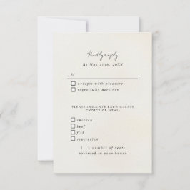 Blume mit Wasserfarben UAWG RSVP Karte