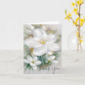 Blume mit weißem Aquarell Karte (Gelbe Blume)