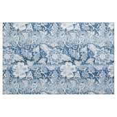 Blume mit weißem und klassischem Blue Boho Stoff (Fat Quarter (45,7 x 55,9 cm))