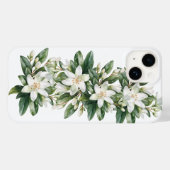 Blume mit weißer Blumenbeete Case-Mate iPhone Hülle (Rückseite (Horizontal))