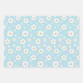 Blume mit weißer Ochsenblende Geschenkpapier Set (Vorderseite 2)