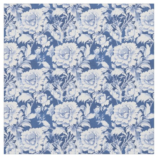 Blume mit weißer Rose auf dem Hintergrund der blau Stoff (Nahaufnahme)