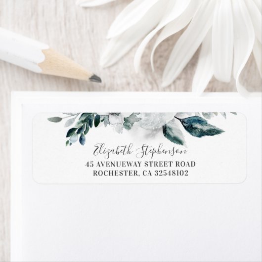 Blume mit weißer Wasserfarbe (Insitu)