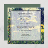 Blume mit wildem Löwenzahn Christlich Einladung (Vorne/Hinten)