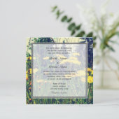 Blume mit wildem Löwenzahn Christlich Einladung (Stehend Vorderseite)