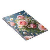 Blume mit zeitloser, extravaganter Eleganz Notizblock (Rechte Seite)