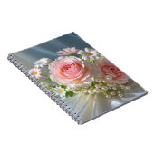 Blume mit zeitloser, extravaganter Eleganz Notizblock (Rechte Seite)