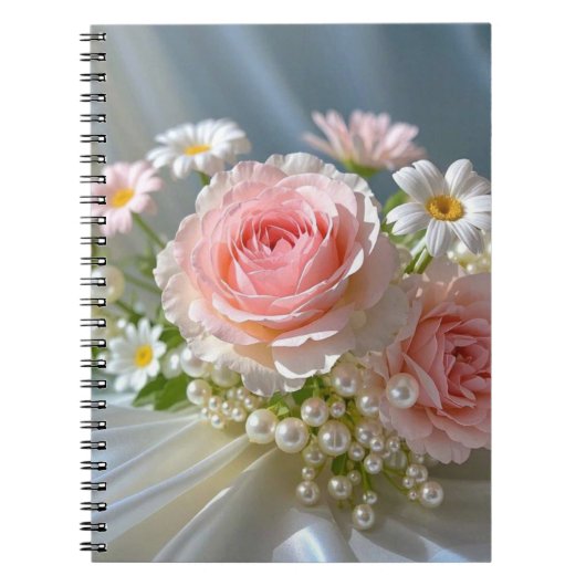 Blume mit zeitloser, extravaganter Eleganz Notizblock (Vorderseite)
